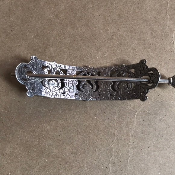 Brighton Accessories Rare Vintage Brighton Hair Clip Silver Toned